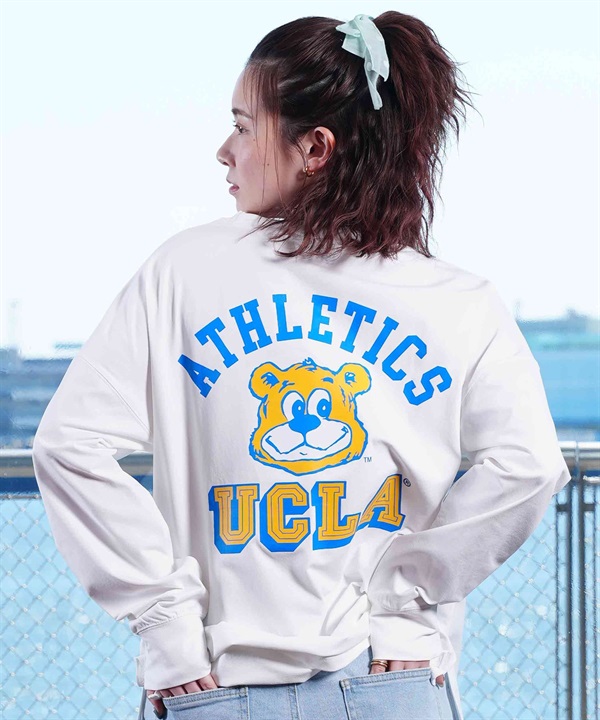 ANTIBAL アンティバル × UCLA レディース ラッシュガード Tシャツ 長袖 ロンT 水陸両用 ユーティリティ 243AN2LT026 ムラサキスポーツ限定