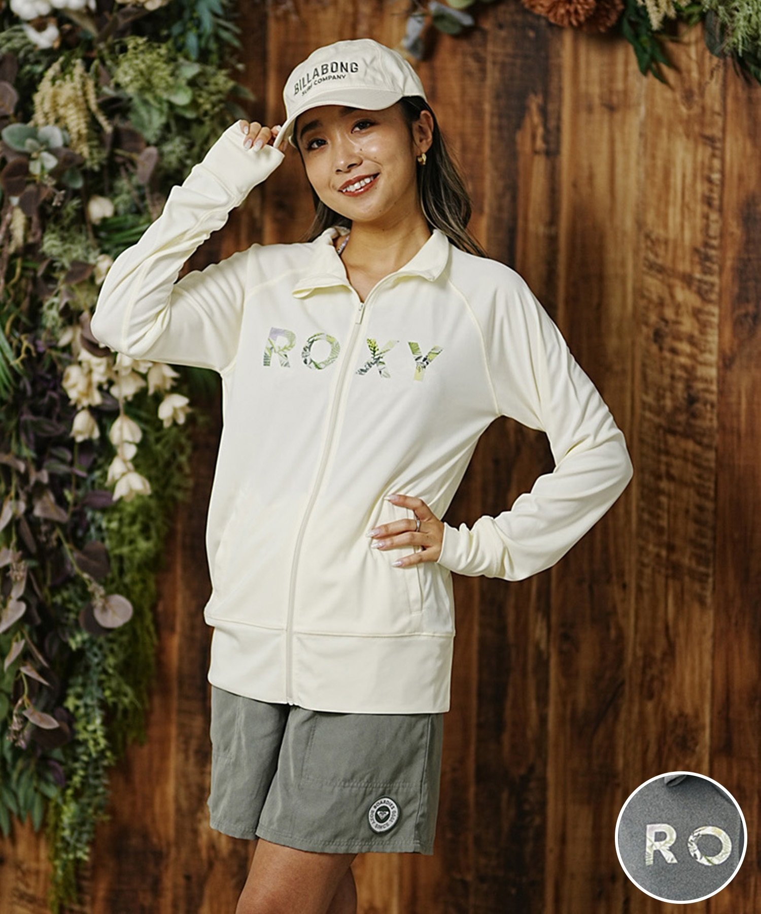 ROXY ロキシー ZIP/SRLY241028 RLY241028 レディース水着 ラッシュガード(OWT-S)