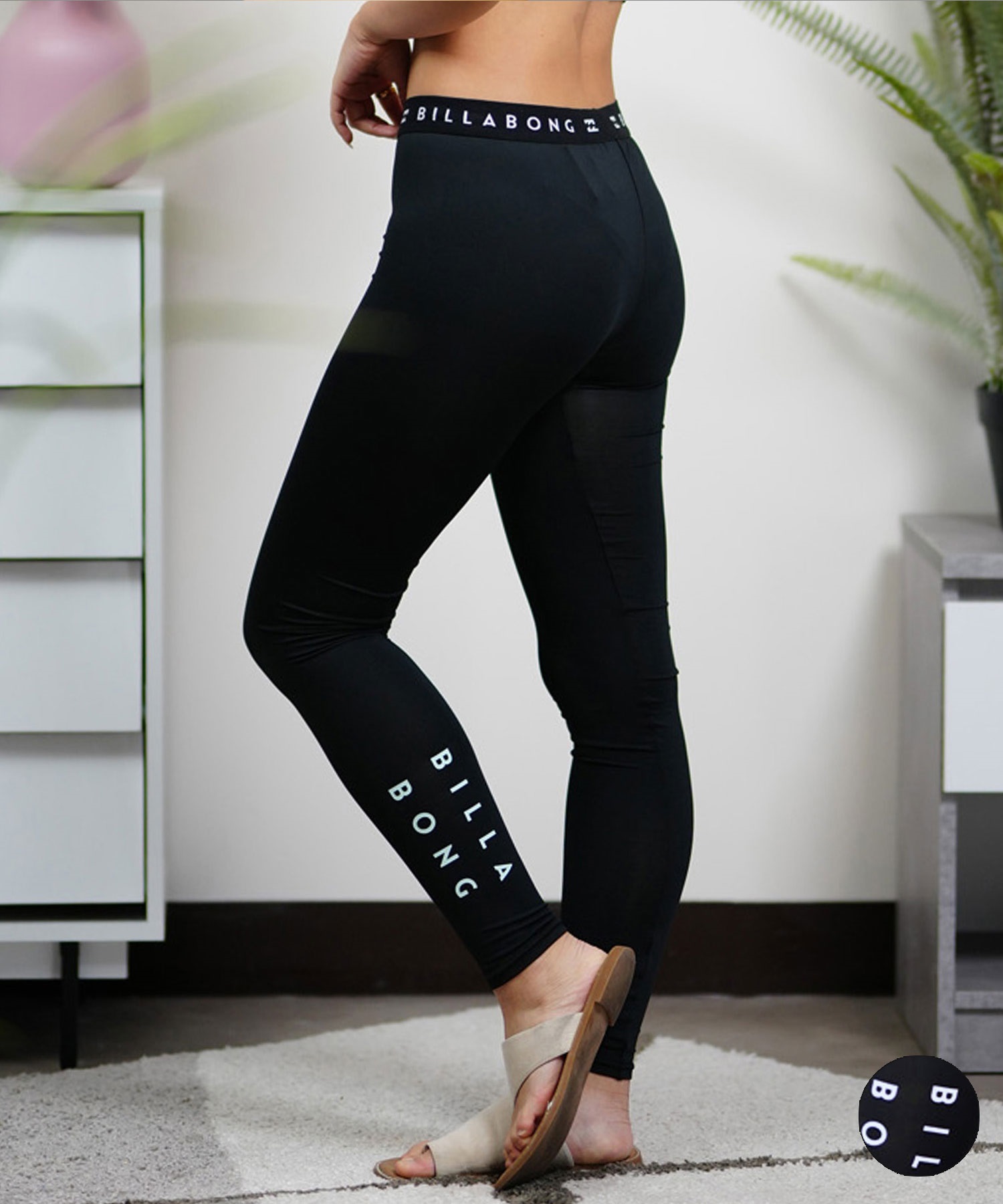 BILLABONG ビラボン レギンス フィットネス 水陸両用 吸水速乾 UVケア レディース BE013-410  水着/フィットネス/ラッシュガード｜ムラサキスポーツオンラインストア 通販