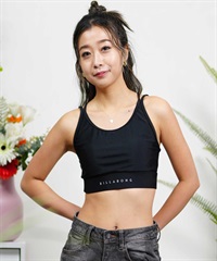 【クーポン対象】BILLABONG ビラボン BE013-890 レディース ブラトップ フィットネス ブラ 水陸両用 ユーティリティ UVケア(BLK-M)