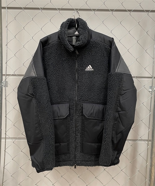 adidas/アディダス ワーディング オーバーサイズド ボア フルジップ ジャケット キッズ ジャケット FLEE IEI00K