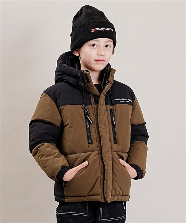 DC/ディーシー 23 KD PADDED GLACIER JACKET23 キッズ パデッド グレーシャ― ジャケット ジャケット スケートボード 中綿JKT YJK234521