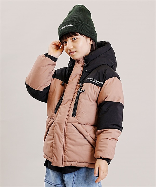 DC/ディーシー 23 KD PADDED GLACIER JACKET23 キッズ パデッド グレーシャ― ジャケット ジャケット スケートボード 中綿JKT YJK234521