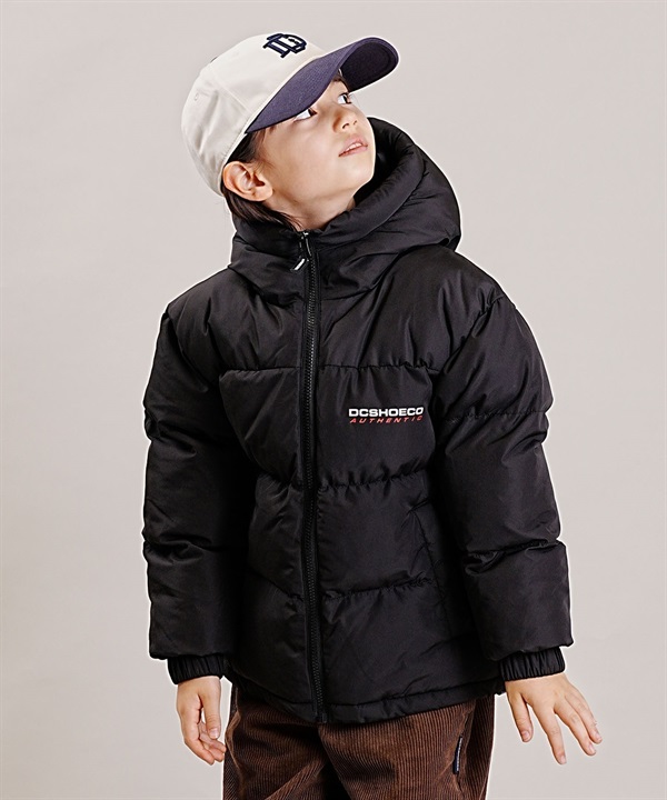 DC/ディーシー 23 KD PADDED HOODED JACKET23 キッズ パデッド フーデッド ジャケット ジャケット スケートボード 親子コーデ 中綿JKT YJK234520