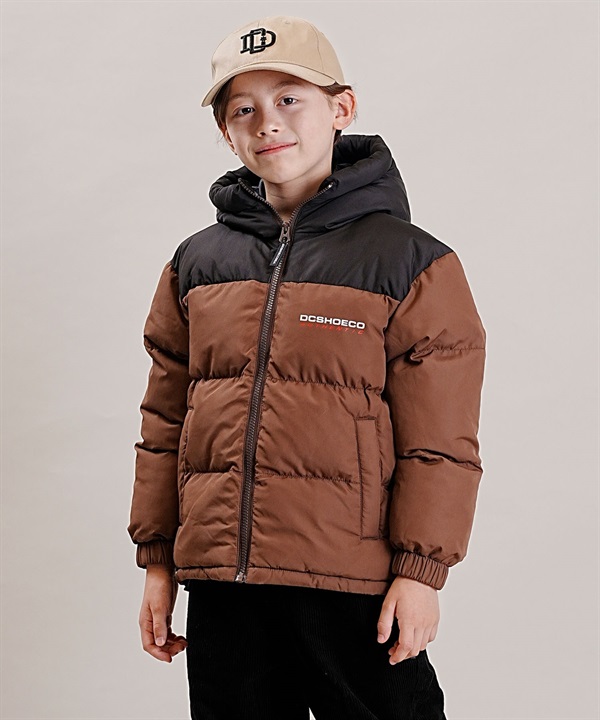 DC/ディーシー 23 KD PADDED HOODED JACKET23 キッズ パデッド フーデッド ジャケット ジャケット スケートボード 親子コーデ 中綿JKT YJK234520