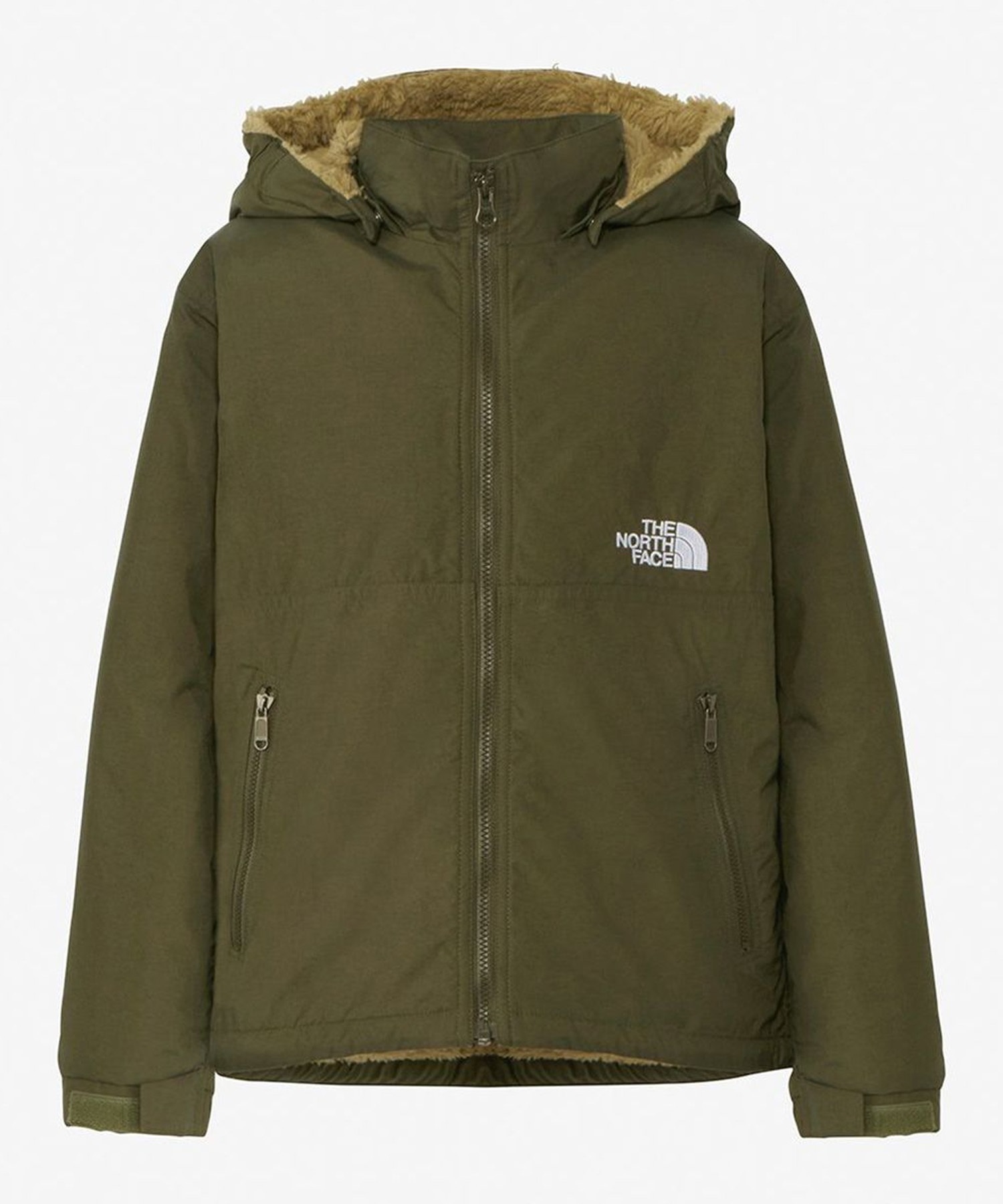 THE NORTH FACE/ザ・ノース・フェイス Compact Nomad Jacket ノマドジャケット キッズ マウンテンパーカー ニュートープ2 撥水 NPJ72257 N(NP-100cm)