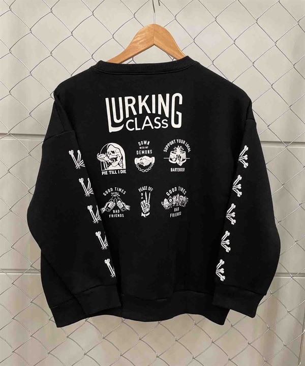 【マトメガイ対象】LURKING CLASS/ラーキングクラス LOGOS KIDS CREW キッズ トレーナー ST23FUM02K