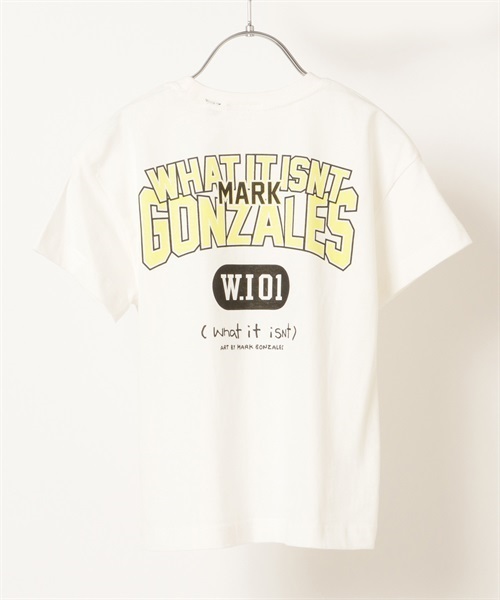 What it isNt ART BY MARKGONZALES アートバイ マークゴンザレス 47130127 キッズ 半袖Tシャツ KK D22(WTYE-100cm)