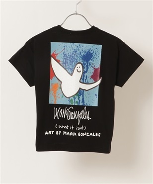（What it isNt）ART BY MARKGONZALES アートバイ マークゴンザレス 47130227 キッズ 半袖Tシャツ KK D22(BKWT-100cm)