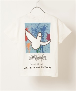 （What it isNt）ART BY MARKGONZALES アートバイ マークゴンザレス 47130227 キッズ 半袖Tシャツ KK D22(WTWT-100cm)