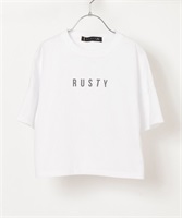 RUSTY ラスティー 963500 BK キッズ 半袖Tシャツ KK1 D22(BKWT-100cm)