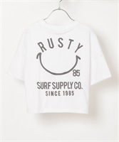 RUSTY ラスティー 963500 BK キッズ 半袖Tシャツ KK1 D22