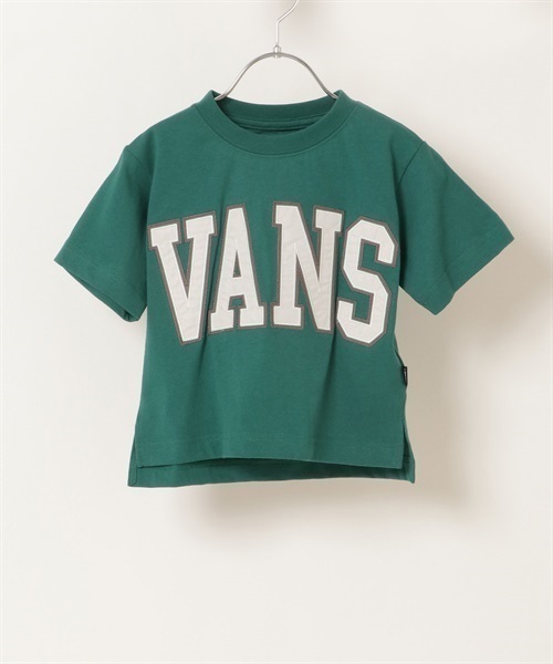 VANS バンズ LOGO 123R5010523 キッズ ジュニア 半袖Tシャツ KK1 D22(GR-S)