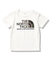 【マトメガイ対象】THE NORTH FACE ザ・ノース・フェイス S/S Camo Logo Tee NTJ32359 W キッズ ジュニア 半袖 Tシャツ 100cm～150cm(W-100)