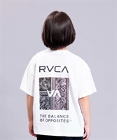【クーポン対象】RVCA ルーカ BD045-223 キッズ 半袖Tシャツ KX1 D22(GR-130cm)