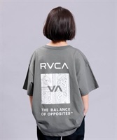【クーポン対象】RVCA ルーカ BD045-223 キッズ 半袖Tシャツ KX1 D22(GR-130cm)