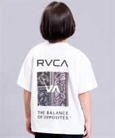 【クーポン対象】RVCA ルーカ BD045-223 キッズ 半袖Tシャツ KX1 D22(WTBK-130cm)