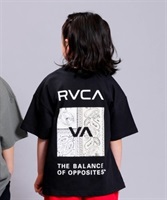 【クーポン対象】RVCA ルーカ BD045-223 キッズ 半袖Tシャツ KX1 D22(BKWT-130cm)