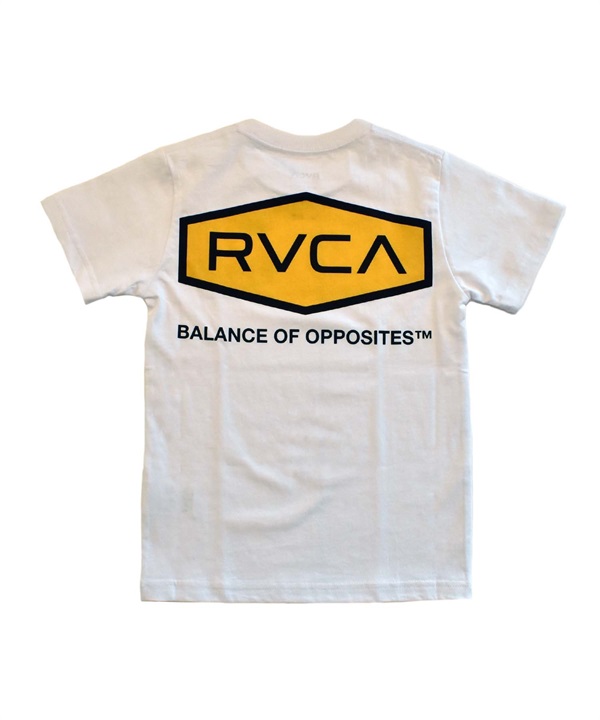 【マトメガイ対象】RVCA ルーカ キッズ 半袖 Tシャツ ワイドシルエット ロゴ 親子コーデ BE045-225