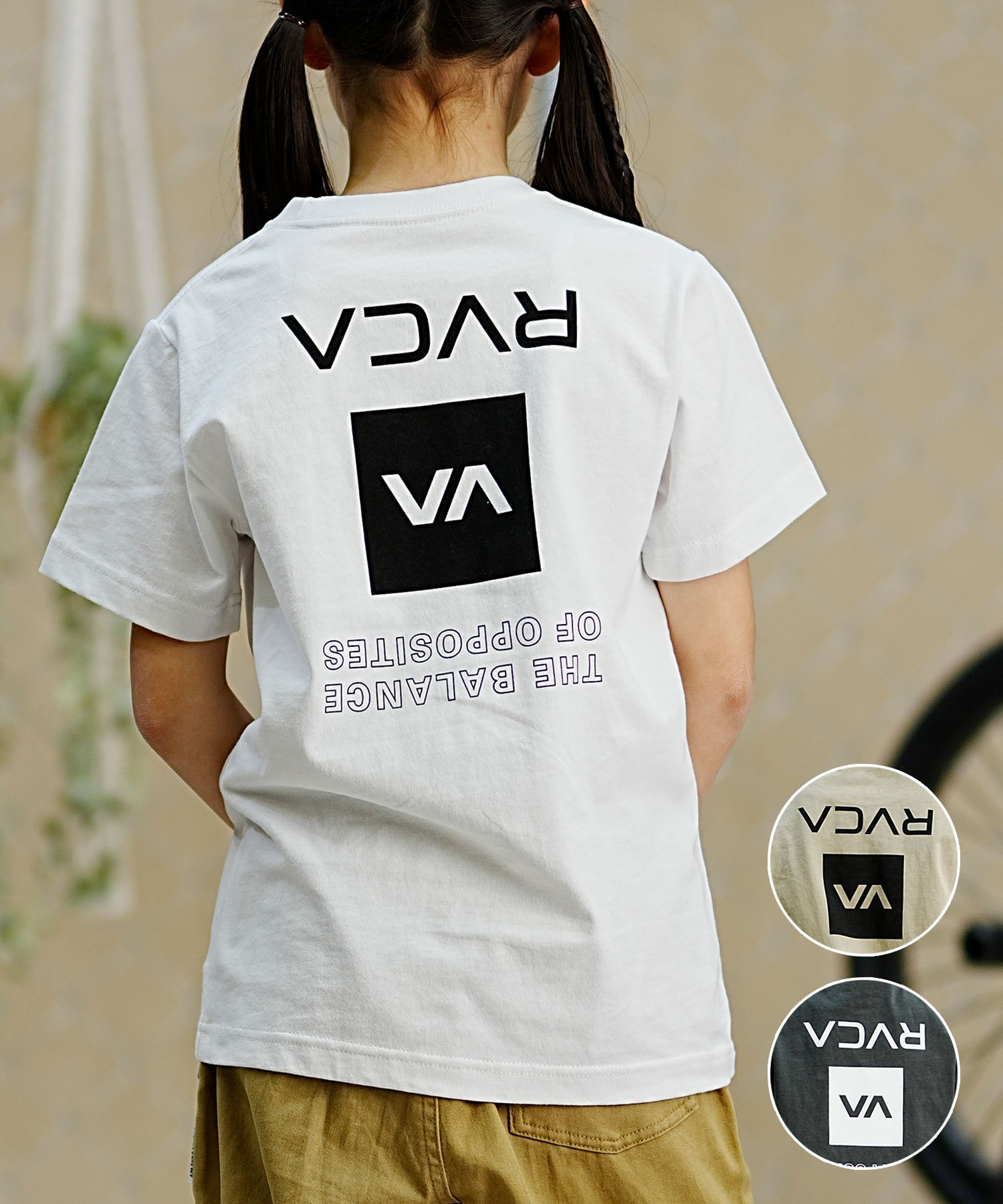 RVCA ルーカ キッズ 半袖Tシャツ 人気デザイン BE045-234(PTK-130cm)