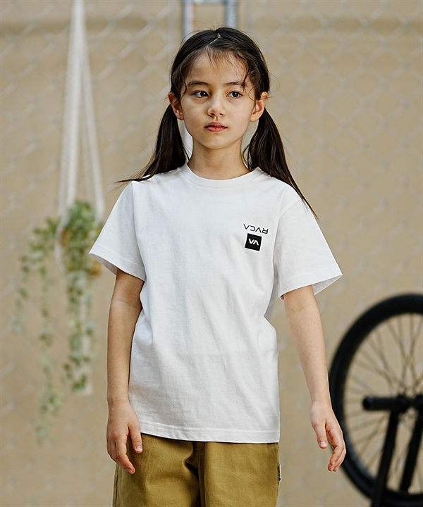 【マトメガイ対象】RVCA ルーカ キッズ 半袖Tシャツ 人気デザイン BE045-234