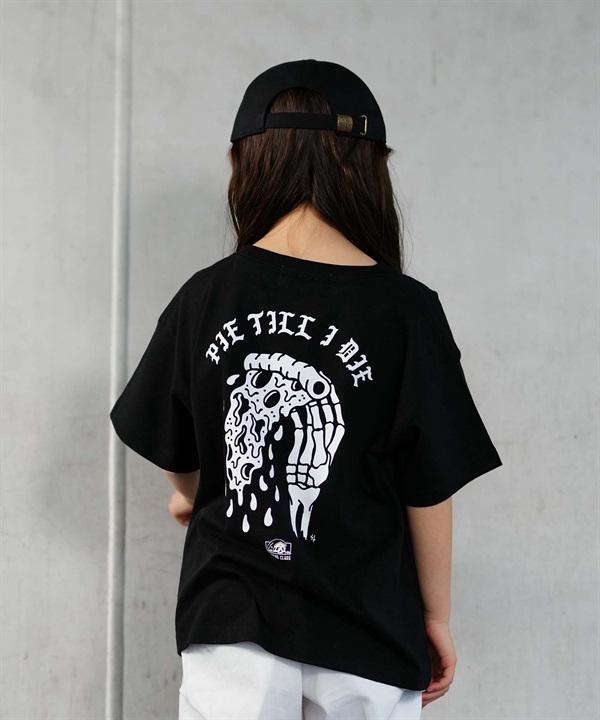 【マトメガイ対象】LURKING CLASS ラーキングクラス PIE TIL I DIE TEE キッズ 半袖 Tシャツ ST24STM03K ムラサキスポーツ限定