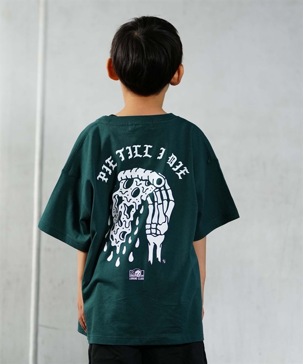 【マトメガイ対象】LURKING CLASS ラーキングクラス PIE TIL I DIE TEE キッズ 半袖 Tシャツ ST24STM03K ムラサキスポーツ限定