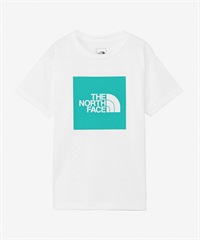 THE NORTH FACE ザ・ノース・フェイス キッズ COLORED SQUARE LOGO TEE 半袖 Tシャツ UVケア 吸汗速乾 NTJ32361 WG(WG-100cm)