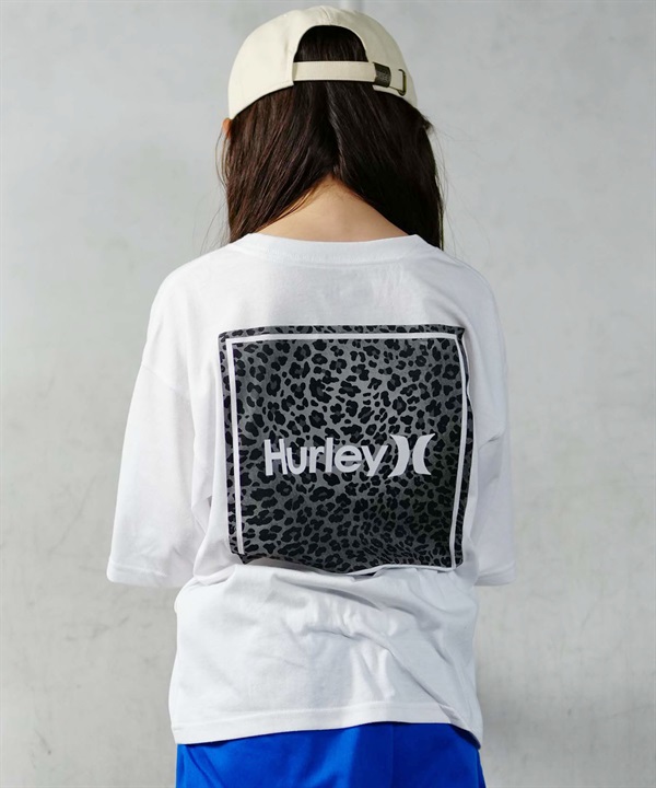 Hurley ハーレー BOYS OVERSIZE LEOPAD SQUARE SHORT SLEEVE TEE  キッズ 半袖 Tシャツ BSS2431003