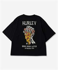 Hurley ハーレー BOYS OVERSIZE PIZZA SHORT SLEEVE TEE キッズ 半袖 Tシャツ BSS2431005(BLK-130cm)