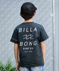 【マトメガイ対象】BILLABONG ビラボン ONE TIME キッズ 半袖 Tシャツ バックプリント BE015-201