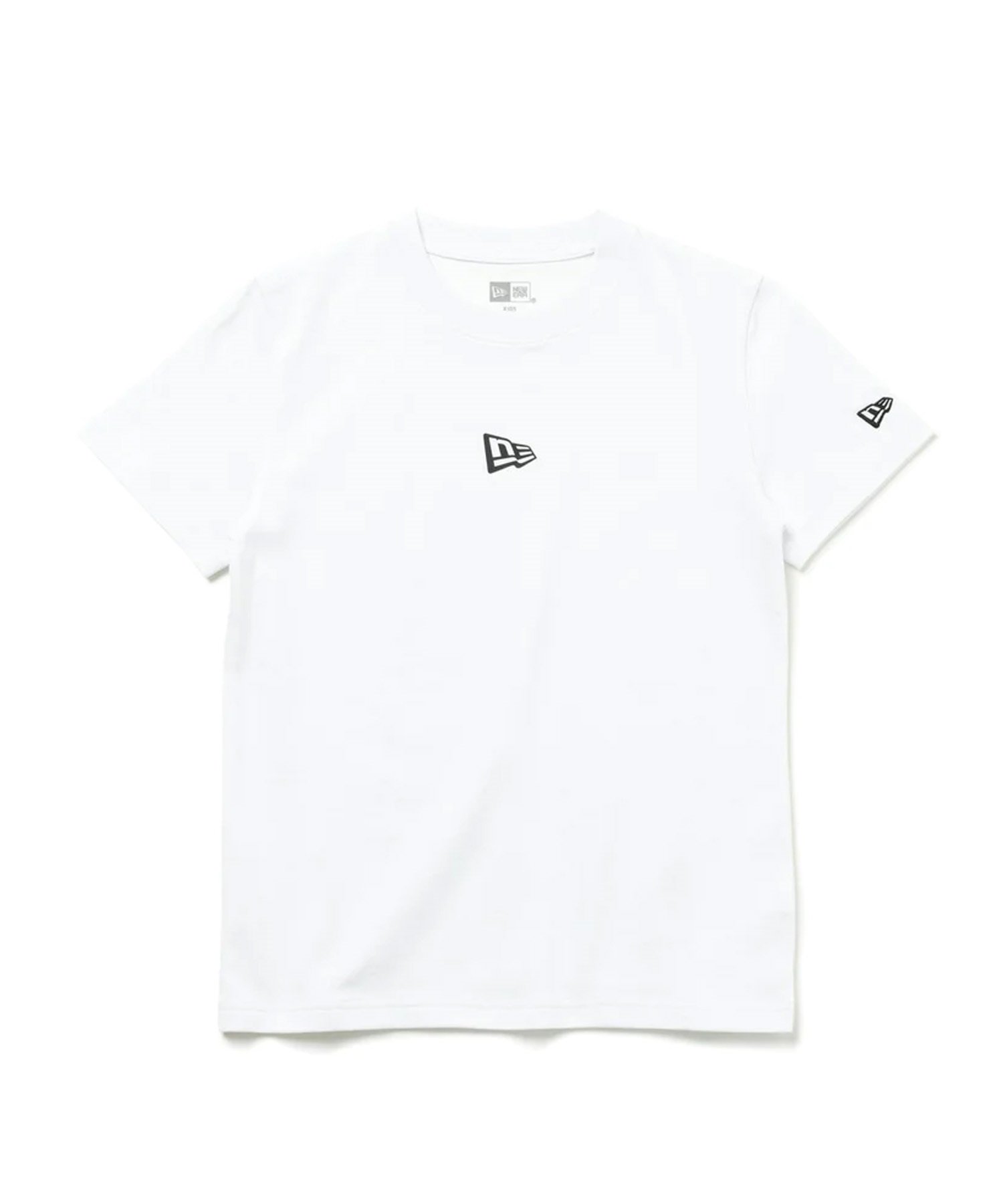 NEW ERA ニューエラ キッズ Tシャツ Youth 半袖 コットン Tシャツ Flag Logo ロゴ 14111853(WHI-130cm)