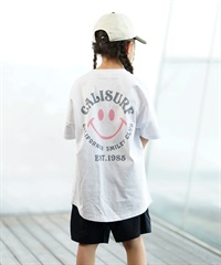 CALIFORNIA T-SHIRTS カリフォルニア キッズ 半袖 Tシャツ PTEE 242CF3ST193(WHT-2-130cm)