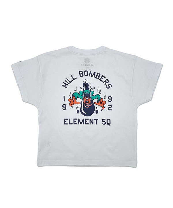 【クーポン対象】ELEMENT エレメント キッズ Tシャツ 半袖 バックプリント HILL BOMB SS YOUTH BE02E-236