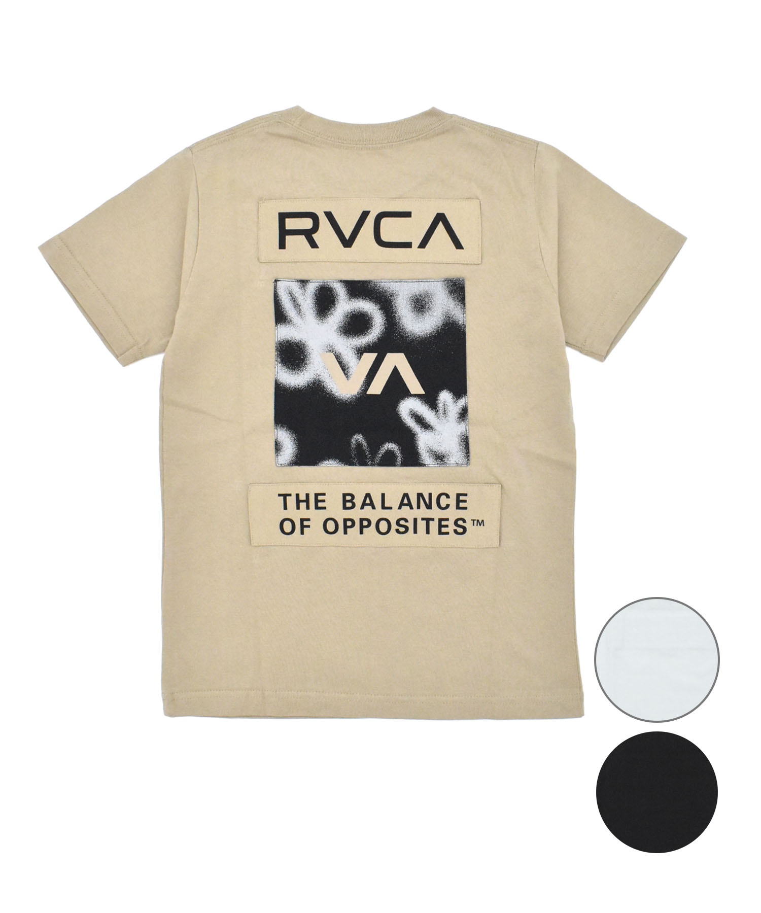 RVCA ルーカ 半袖 Tシャツ キッズ HI SPEED FLORAL TEE BE04E-P21(KHA-130cm)
