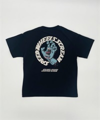 SANTACRUZ サンタクルーズ キッズ Tシャツ 半袖 バックプリント 親子コーデ DESI SCREAM STRIP T 24P671-42