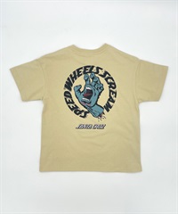 SANTACRUZ サンタクルーズ キッズ Tシャツ 半袖 バックプリント 親子コーデ DESI SCREAM STRIP T 24P671-42