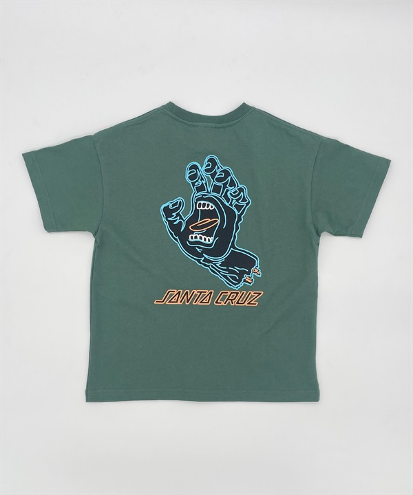 SANTACRUZ サンタクルーズ キッズ Tシャツ 半袖 バックプリント 親子コーデ DESI VOID HAND T 24P672-42