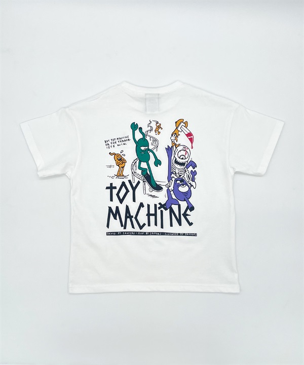 TOY MACHINE トイマシーン キッズ Tシャツ 半袖 バックプリント 親子コーデ DESI MTMFDSW6 T 24P471-42