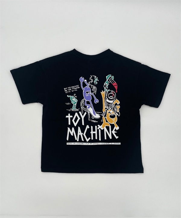 TOY MACHINE トイマシーン キッズ Tシャツ 半袖 バックプリント 親子コーデ DESI MTMFDSW6 T 24P471-42