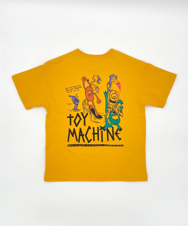 TOY MACHINE トイマシーン キッズ Tシャツ 半袖 バックプリント 親子コーデ DESI MTMFDSW6 T 24P471-42