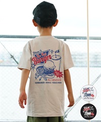 ANTIBAL アンティバル PTEE キッズ 半袖 Tシャツ バックプリント 242AN3ST197(BLK-130cm)