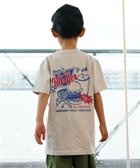 ANTIBAL アンティバル PTEE キッズ 半袖 Tシャツ バックプリント 242AN3ST197(BEG-130cm)