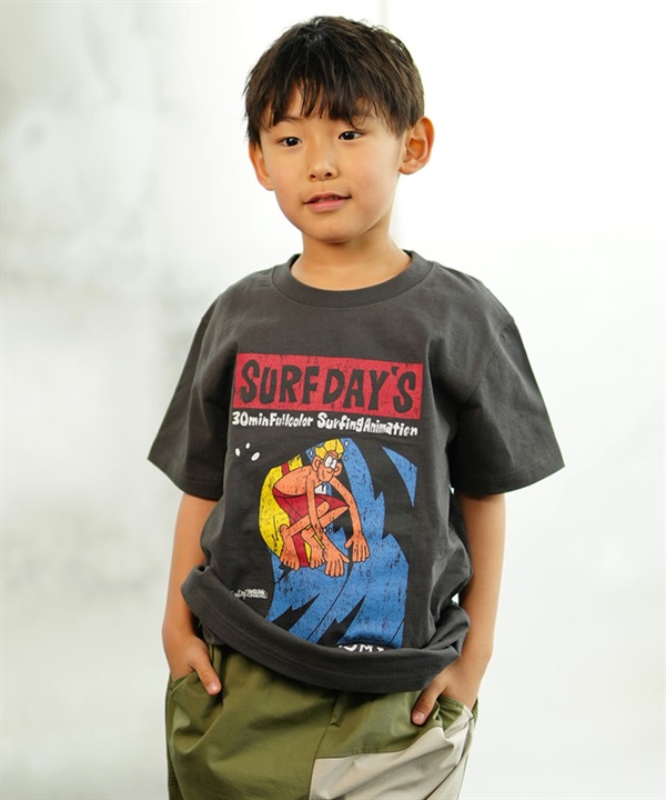 SURFDAYS サーフデイズ キッズ 半袖 Tシャツ 242SF3ST198