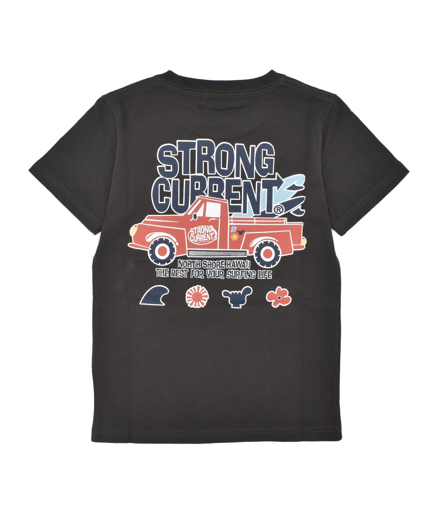STRONG CURRENT ストロングカレント キッズ 半袖 Tシャツ 242SC3ST199(GRY-130cm)