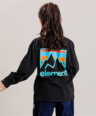 ELEMENT/エレメント キッズ JOINT LS YOUTH ロング Tシャツ バックプリント  長袖 Tシャツ BD026-074