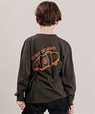 ELEMENT/エレメント キッズ SKATE LS YOUTH ロングTシャツ バックプリント スケートボード BD026-077