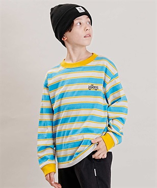 ELEMENT/エレメント キッズ RINGER BORDER LS YOUTH ロングボーダー 長袖 Tシャツ ロンT BD026-080