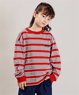 ELEMENT/エレメント キッズ RINGER BORDER LS YOUTH ロングボーダー 長袖 Tシャツ ロンT BD026-080