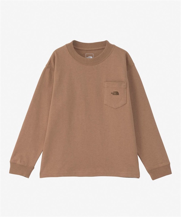 THE NORTH FACE/ザ・ノース・フェイス L/S Pocket Tee ロングスリーブポケットティー キッズ 長袖 Tシャツ ロンT ポケT NTJ82326 UB